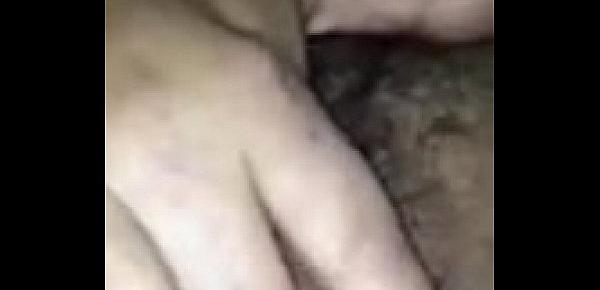  Florence Dixon spreading wide and fingering a hairy dripping pussy